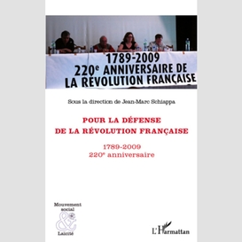Pour la défense de la révolution française