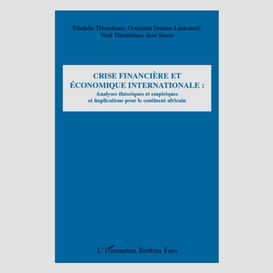 Crise financière et économique internationale :