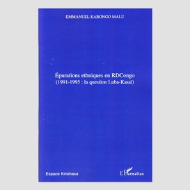 Epuration ethniques en congo (1991-1995)