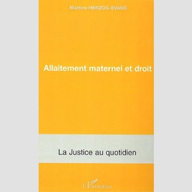 Allaitement maternel et droit