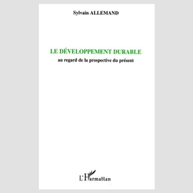 Développement durable     au regard de l