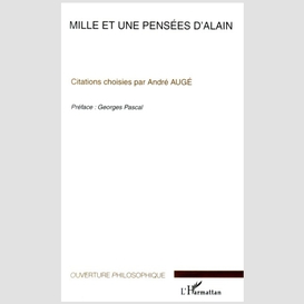 Mille et une pensée d'alain