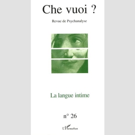 Che vuoi? no. 26