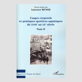 Usages corporels et pratiques sportives aquatiques du xviii°