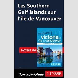 Les southern gulf?islands sur l'île de vancouver