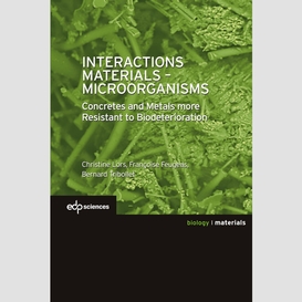 Interactions materials - microorganisms