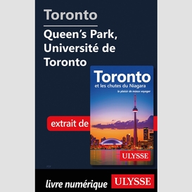 Toronto - queen's park, université de toronto