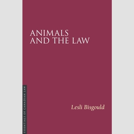 Animals and the law