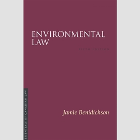 Environmental law 5/e