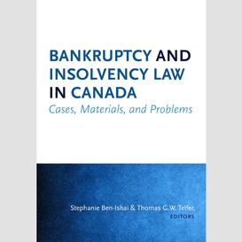 Bankruptcy and insolvency law in canada