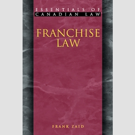 Franchise law