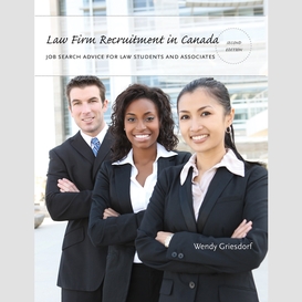 Law firm recruitment in canada, 2/e