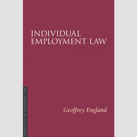 Individual employment law, 2/e