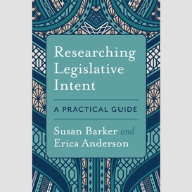 Researching legislative intent
