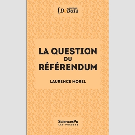 La question du référendum