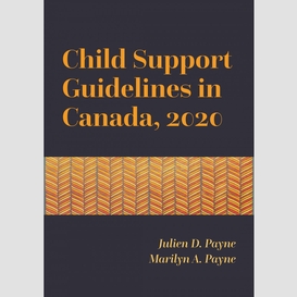 Child support guidelines in canada, 2020
