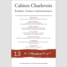 Cahiers charlevoix 13