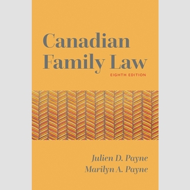 Canadian family law 8/e