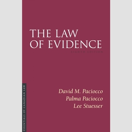 The law of evidence, 8/e