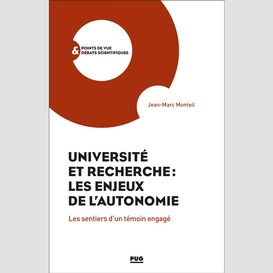 Université et recherche : les enjeux de l'autonomie