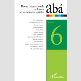 Revue internationale de lettres et de sciences sociales abá n°6
