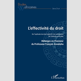 L'effectivité du droit