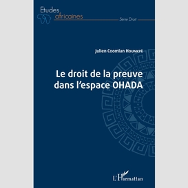 Droit de la preuve dans l'espace ohada