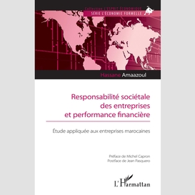 Responsabilité sociétale des entreprises et performance financière