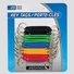 Porte-cles couleurs variees 20/pqt. de m