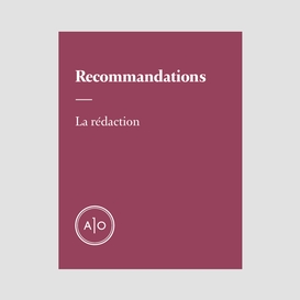 Recommandations