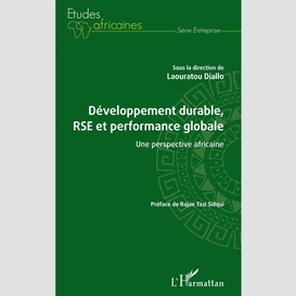 Développement durable, rse et performance globale