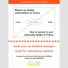 Réussir ses études universitaires en france - how to succeed in your university studies in france