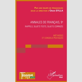 Annales de français 9e