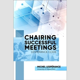 Chairing successful meetings
