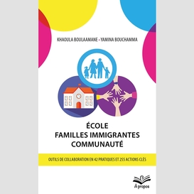 École - familles immigrantes - communauté. outils de collaboration en 42 pratiques et 255 actions clés