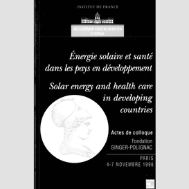 Energie solaire et santé dans les pays en développement