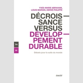 Décroissance versus développement durable