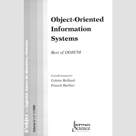 Objet (l'), n° 5 object-oriented information systems : best of oois '98