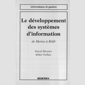 Le développement des systèmes d'information : de merise à rad