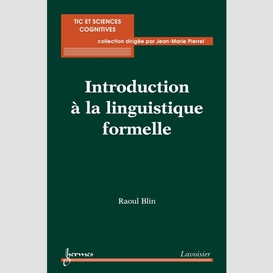 Introduction à la linguistique formelle