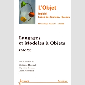 Langages et modèles à objets: lmo'05