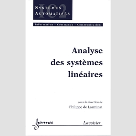 Analyse des systèmes linéaires