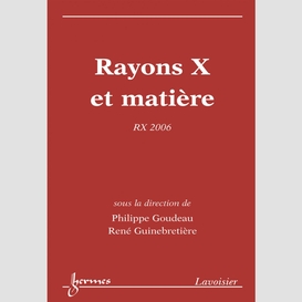 Rayons x et matière