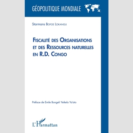 Fiscalité des organisations et des ressources naturelles en r.d. congo