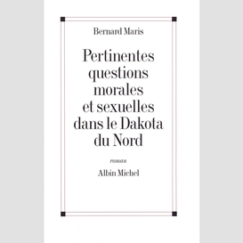 Pertinentes questions morales et sexuelles dans le dakota du nord