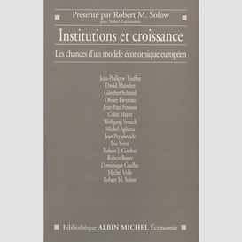 Institutions et croissance