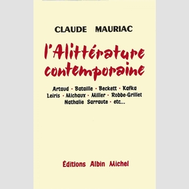 L'alittérature contemporaine