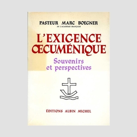 L'exigence oecuménique