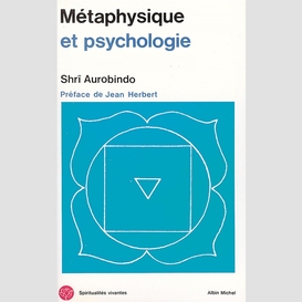 Métaphysique et psychologie