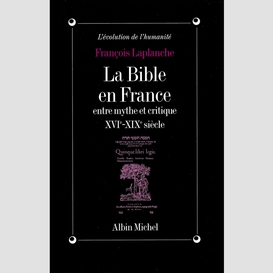 La bible en france